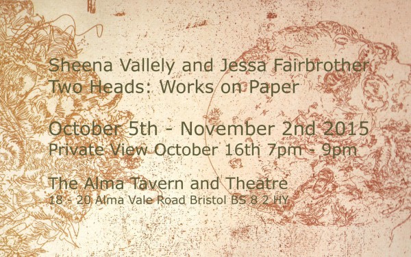 Sheena Vallely Alma Exhibition 2015