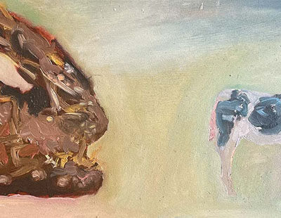 Dieter Roth's Shit Hare with Toy Cow © Sheena Vallely