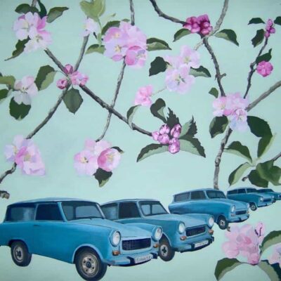 Have-you-Heard-of-the-Thirty-seven-Trabants-in-the-Derbyshire-Orchard by Sheena Vallely